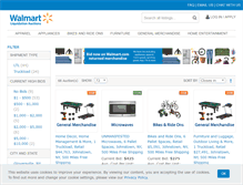 Tablet Screenshot of liquidations.walmart.com